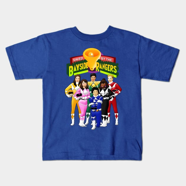 Go! Go! Bayside Rangers! Kids T-Shirt by looeyq